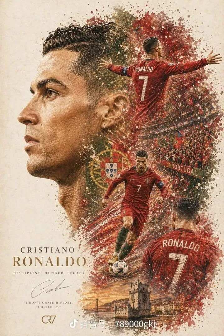 Athlete sports collage poster