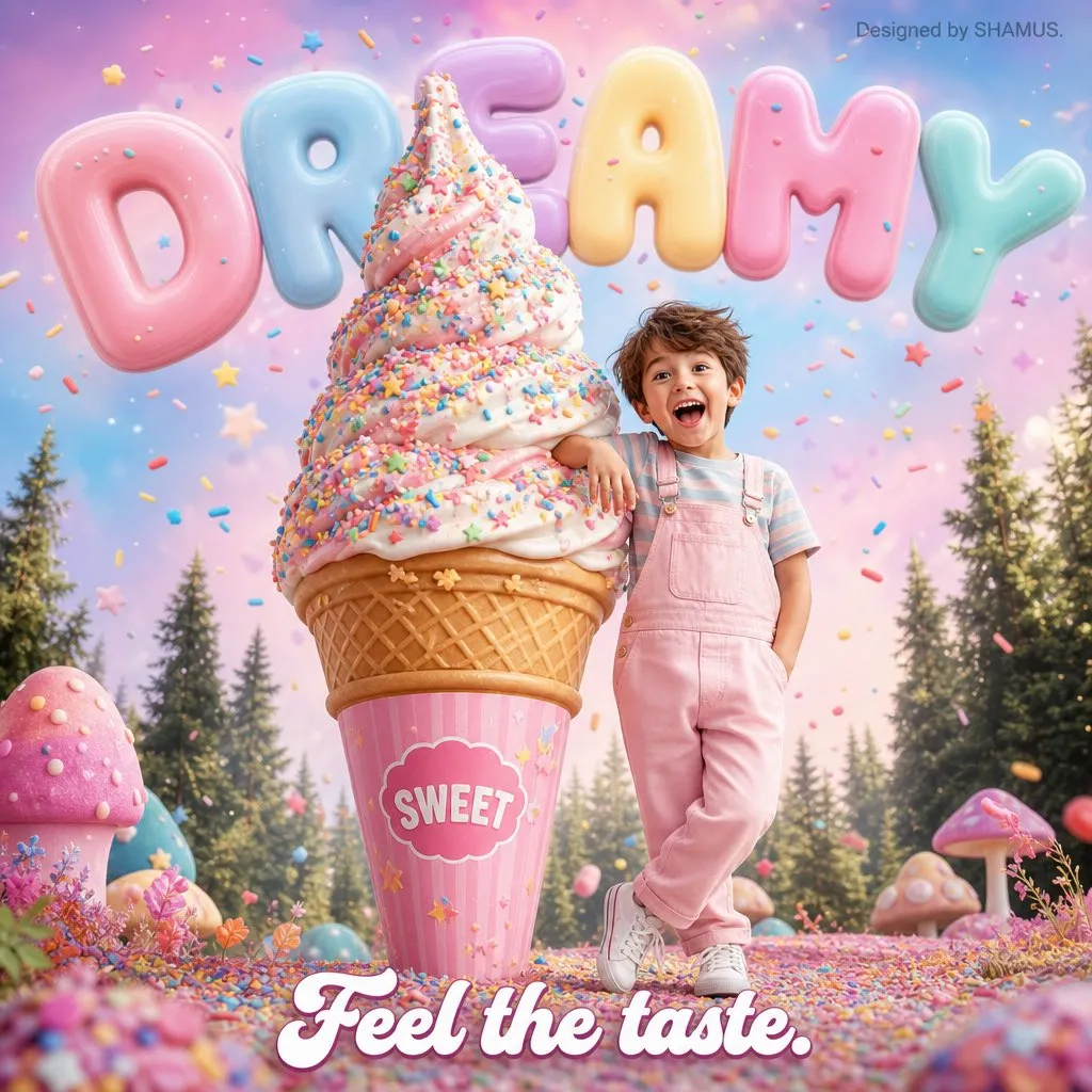 Dreamy soft-serve dessert campaign