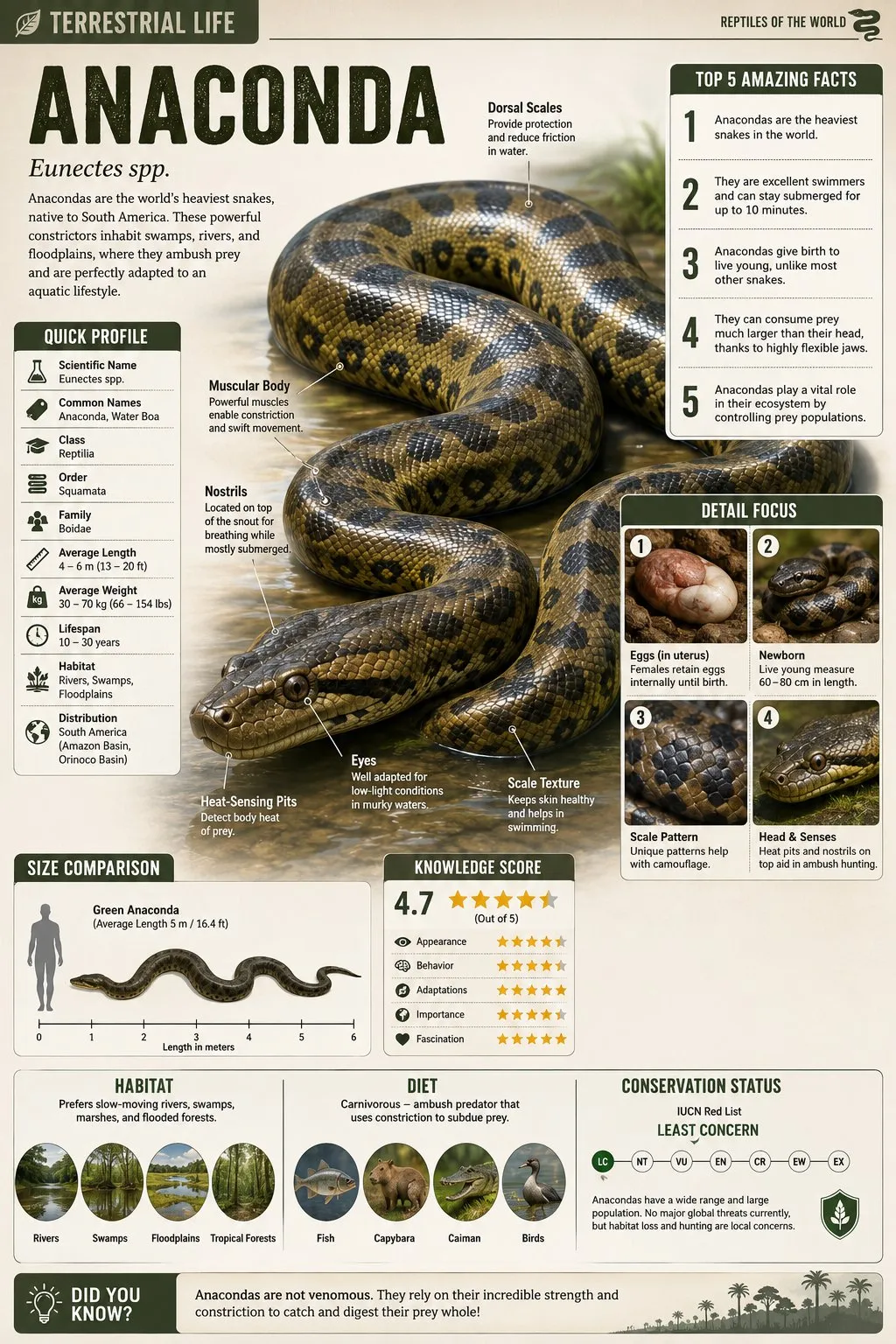 Anaconda encyclopedia infographic